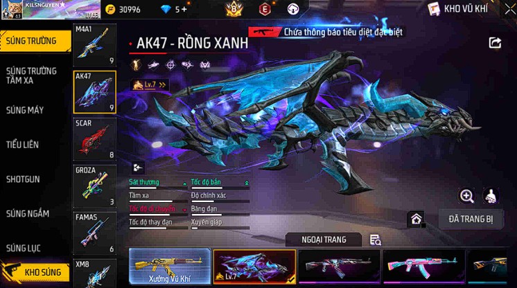 Súng nâng cấp Free Fire có gì đặc biệt? 